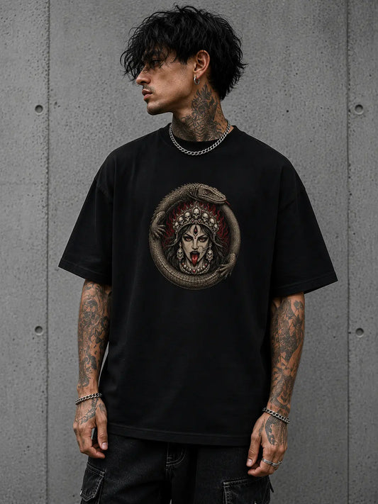 Infernal Devi – Premium Oversized Graphic Tee