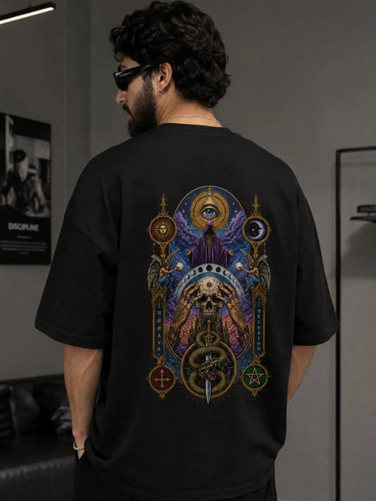 HUMANITY’S ILLUSION — Oversized T-Shirt