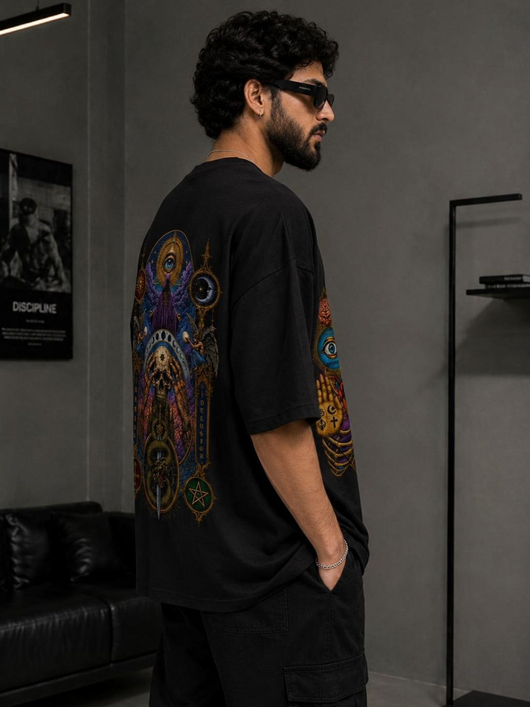HUMANITY’S ILLUSION — Oversized T-Shirt