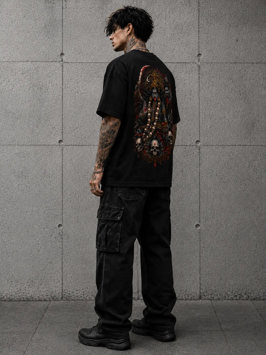 Infernal Devi – Premium Oversized Graphic Tee