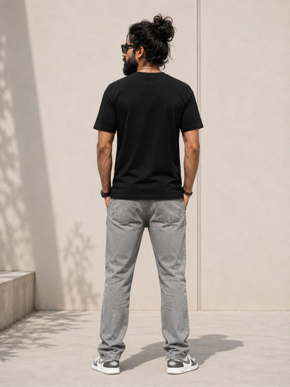 Shiva Shakti Black Regular Fit T-Shirt