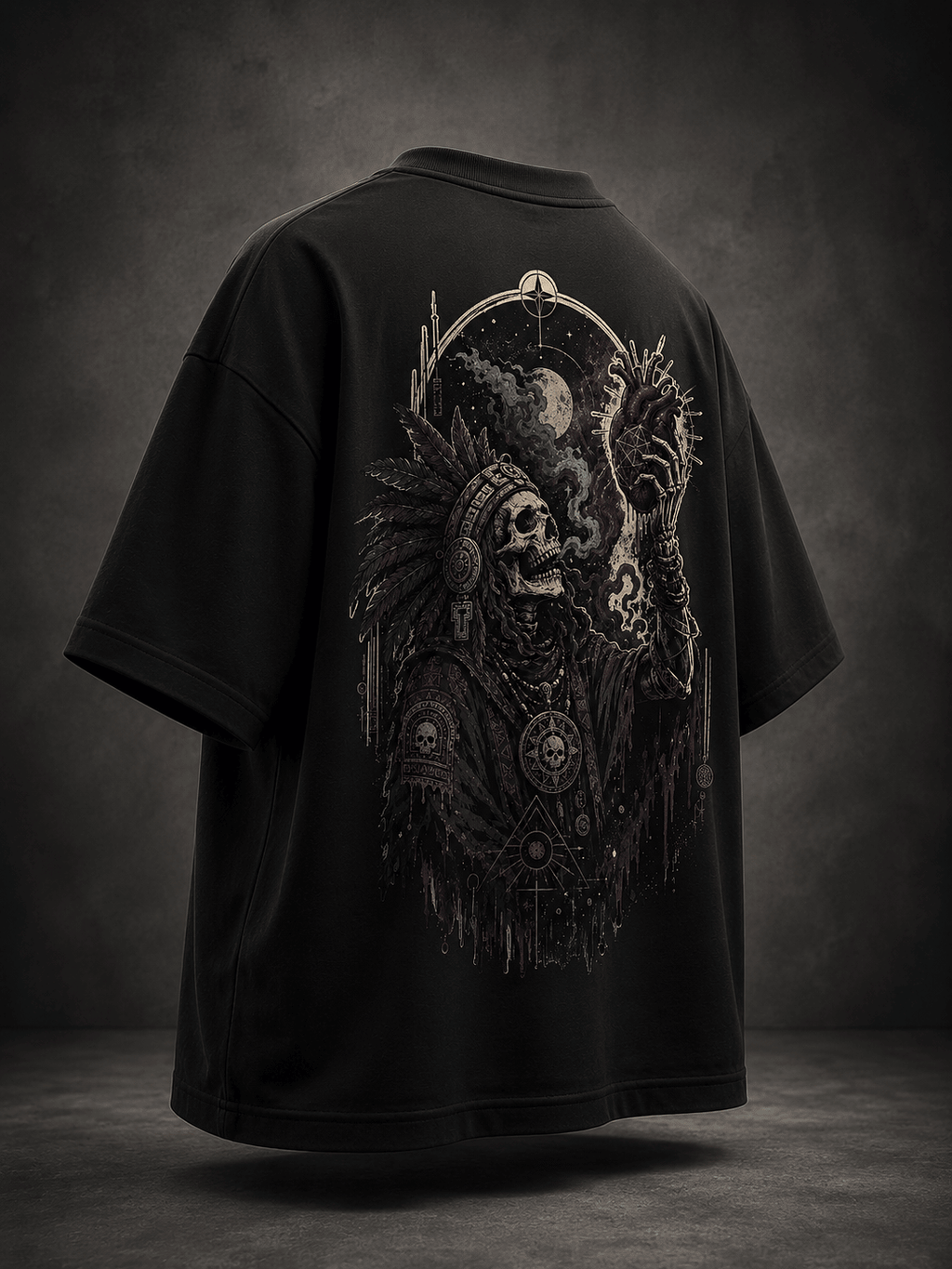 Soulkeeper Eclipse  – Premium Oversized Graphic T-Shirt | CosmicDoors