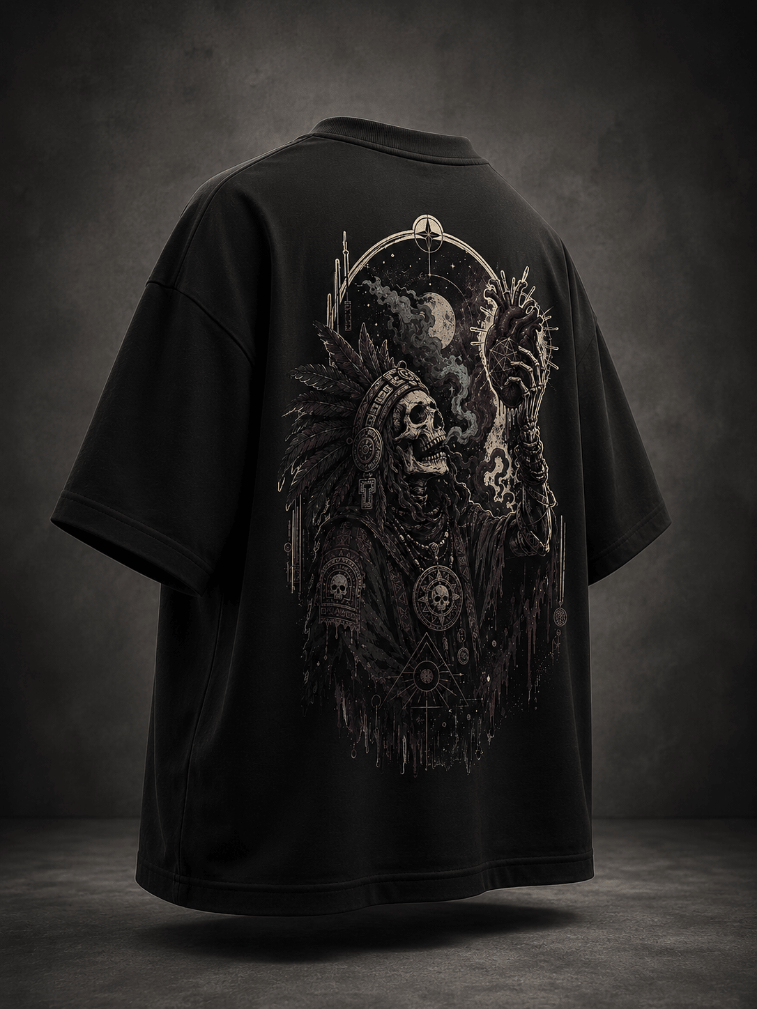 Soulkeeper Eclipse  – Premium Oversized Graphic T-Shirt | CosmicDoors