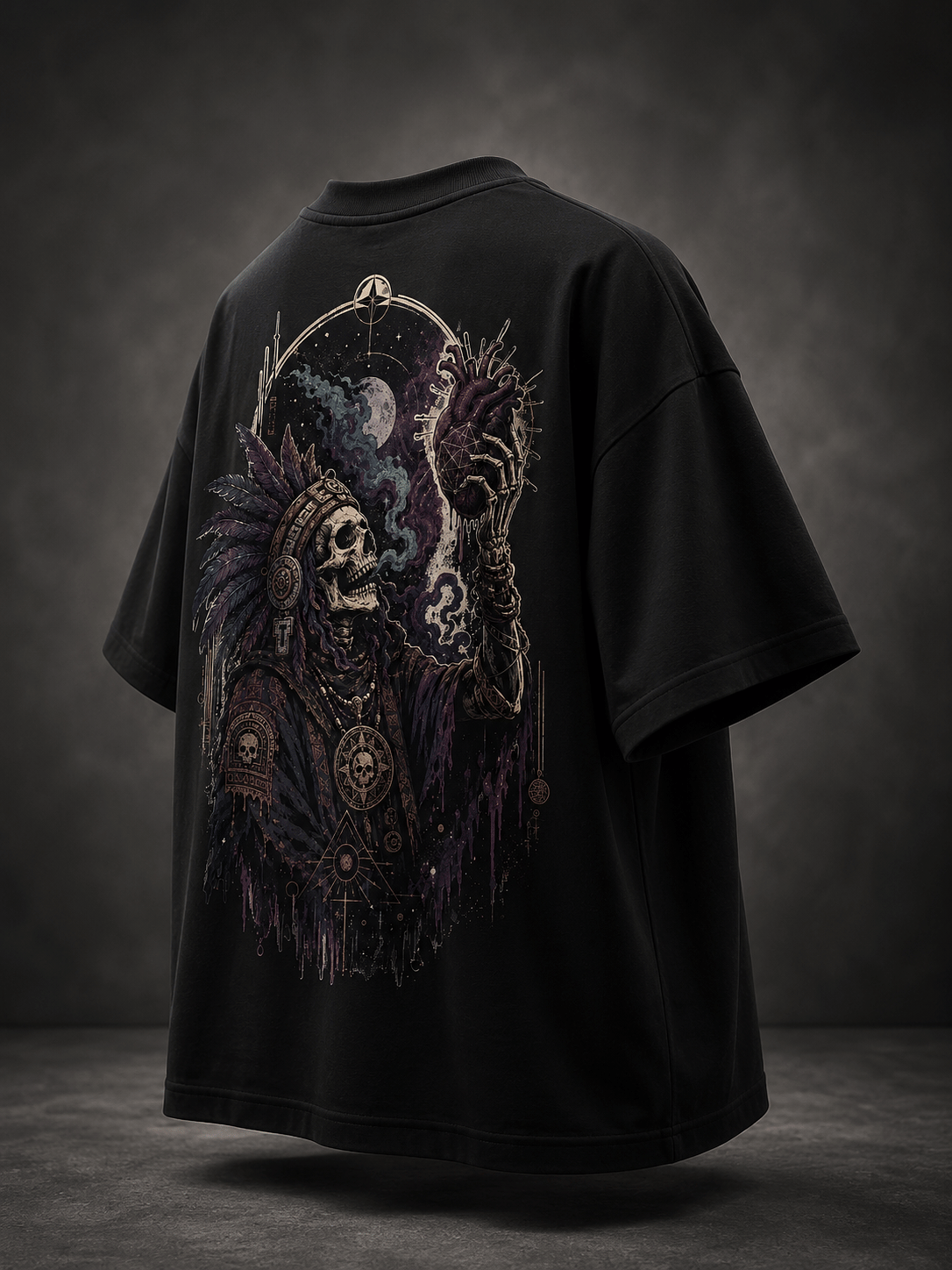 Soulkeeper Eclipse  – Premium Oversized Graphic T-Shirt | CosmicDoors