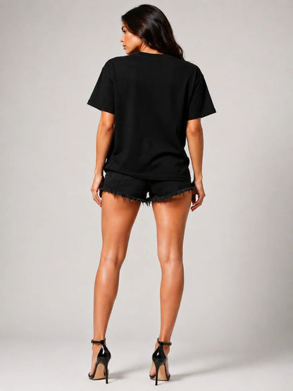 The Dorje Essence Graphic Tee | Premium Black Regular Fit Streetwear