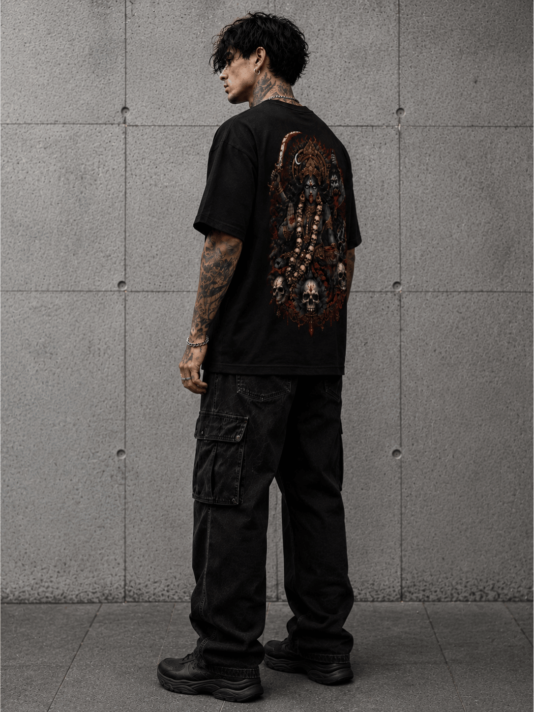 Infernal Devi – Premium Oversized Graphic Tee