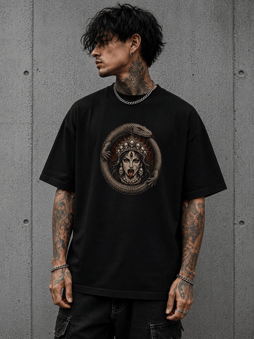 Infernal Devi – Premium Oversized Graphic Tee